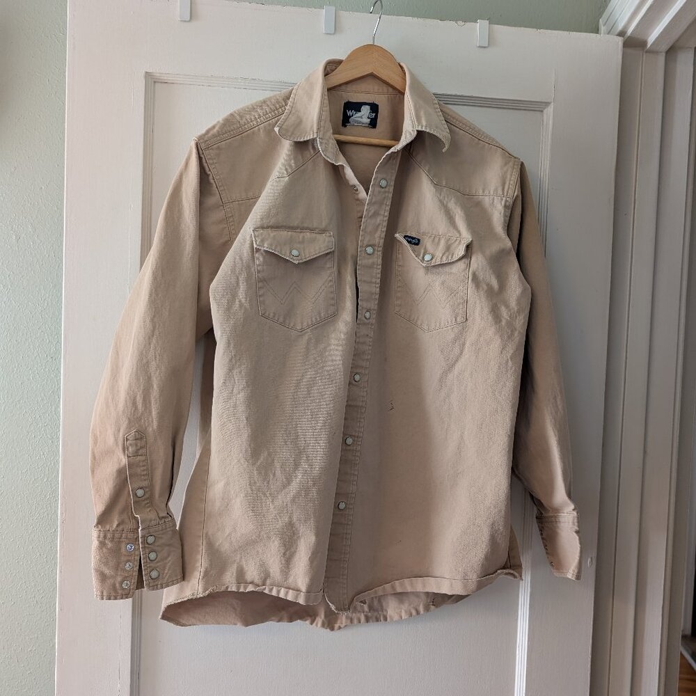 Men's Wrangler Pearl Snap Button Down